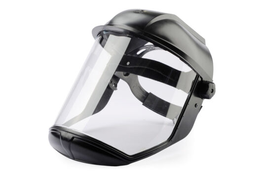 Schleifschutzhelm mit Visier